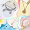 SANNIX 200Pcs Bulk Jewelry Making Charms Tibetan Antique Silver Gold Charm Pendants for DIY Bracelet Necklace Making Crafts